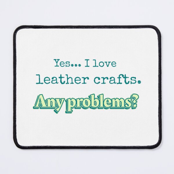 Item preview, I love Leather Crafts designed and sold by cooldesignsalot.