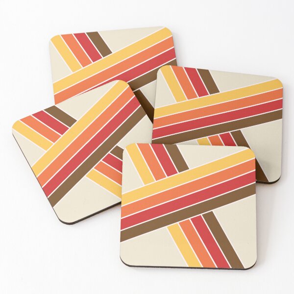 Item preview, Colorful retro diagonal stripes designed and sold by BattaAnastasia.