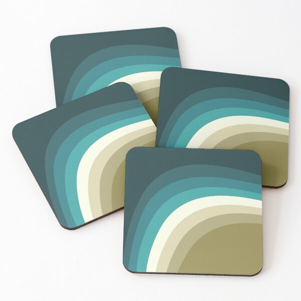 Item preview, Colorful retro curves  designed and sold by BattaAnastasia.