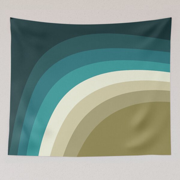 Item preview, Colorful retro curves  designed and sold by BattaAnastasia.