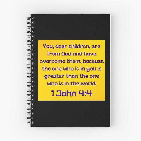 Item preview, Bible Verse 1 John 4:4 designed and sold by Prayingwarrior.