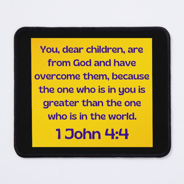 Item preview, Bible Verse 1 John 4:4 designed and sold by Prayingwarrior.