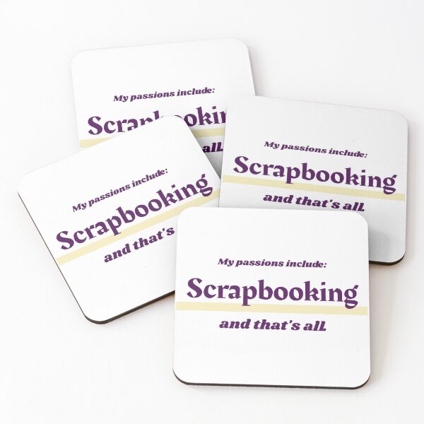 Item preview, Scrapbooking is my passion designed and sold by cooldesignsalot.