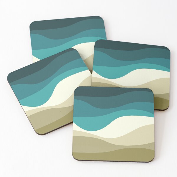 Item preview, Colorful retro style waves decoration  designed and sold by BattaAnastasia.