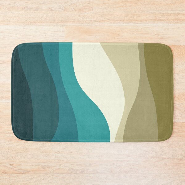 Item preview, Colorful retro style waves decoration  designed and sold by BattaAnastasia.