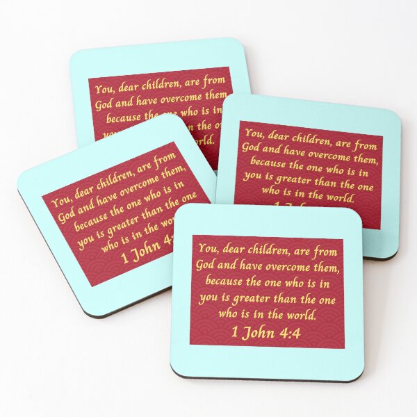 Item preview, Bible Verse 1 John 4:4 designed and sold by Prayingwarrior.