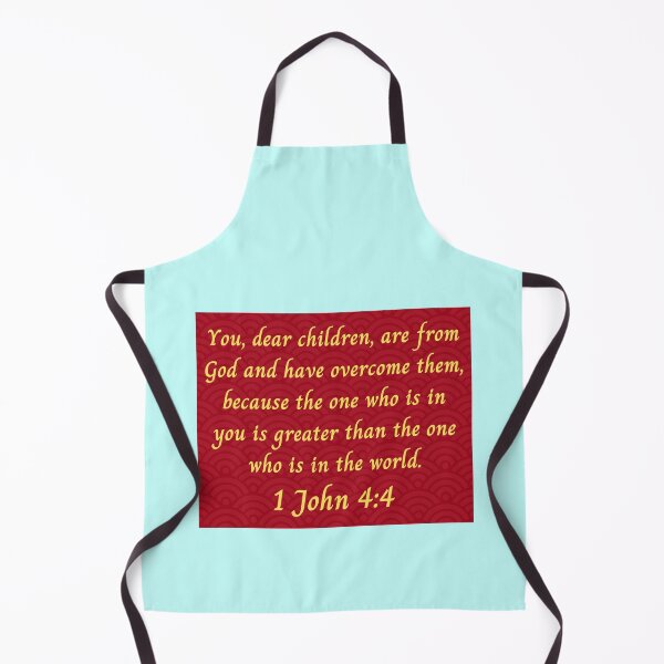 Item preview, Bible Verse 1 John 4:4 designed and sold by Prayingwarrior.