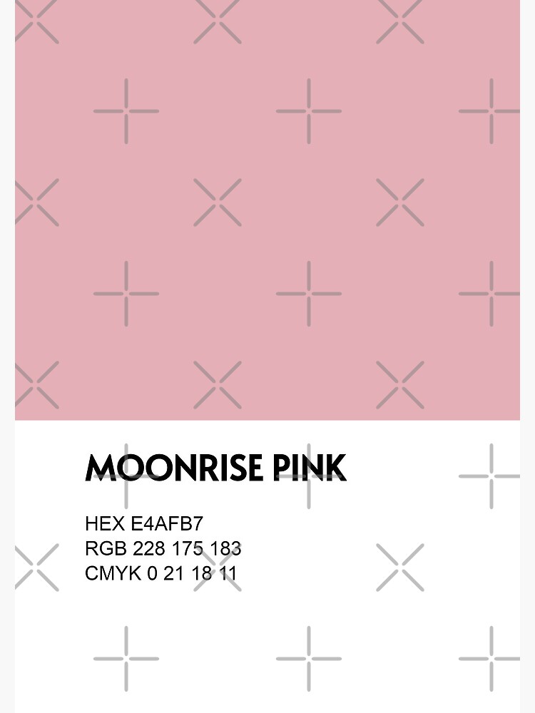 Moonrise Pink Light Pink Color Pantone Colour Design