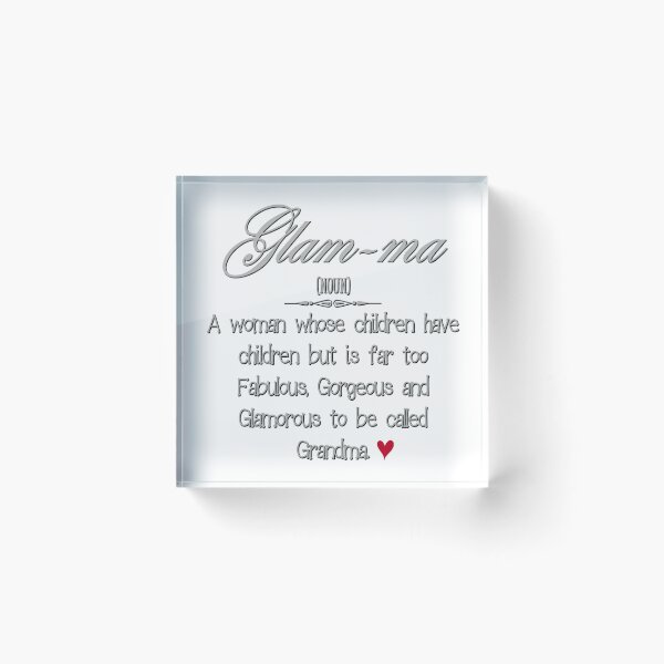 Item preview, Glam-ma designed and sold by Jenn Graham.