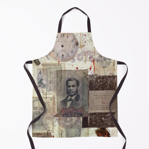 Item preview, His Troubled Eyes: a ghost story collage designed and sold by Peculiaris.