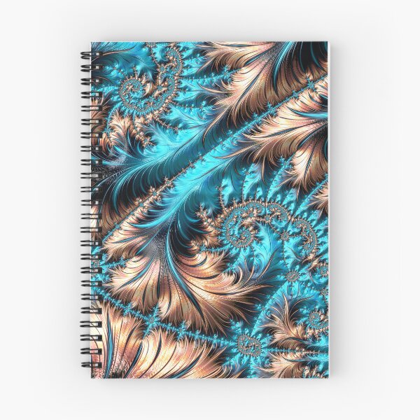 Item preview, Elegant Copper and Teal Fractal Sixteen designed and sold by Elisabeth Lucas.