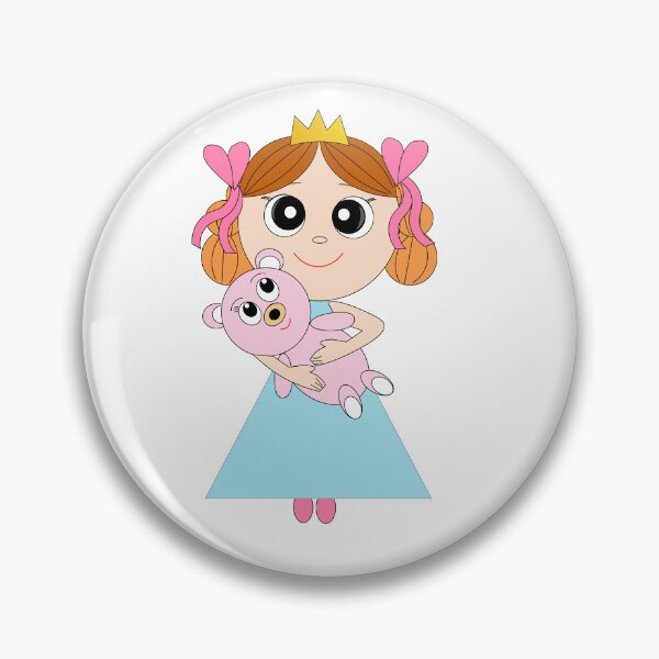 Item preview, Little girl hugging the teddy bear. designed and sold by Ingahaliullina.
