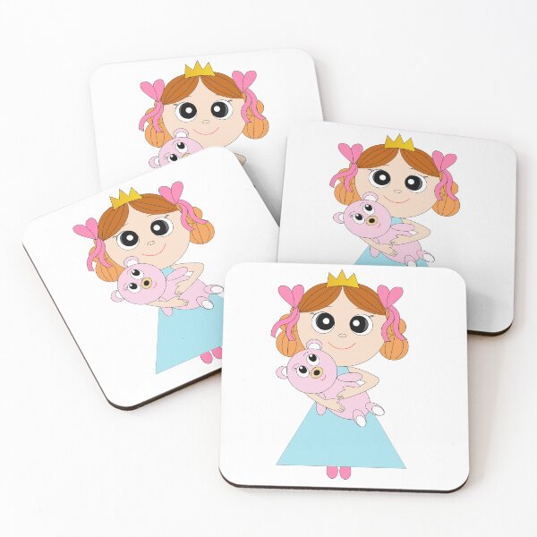 Item preview, Little girl hugging the teddy bear. designed and sold by Ingahaliullina.