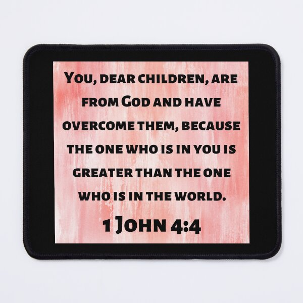 Item preview, Bible Verse 1 John 4:4 designed and sold by Prayingwarrior.