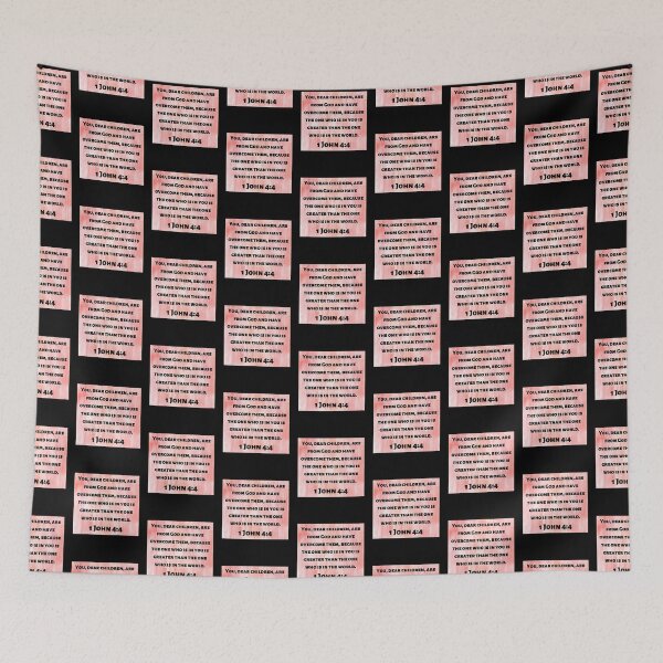 Item preview, Bible Verse 1 John 4:4 designed and sold by Prayingwarrior.