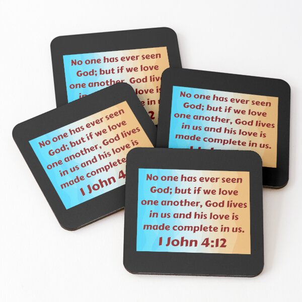 Item preview, Bible Verse 1 John 4:12 designed and sold by Prayingwarrior.