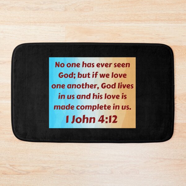 Item preview, Bible Verse 1 John 4:12 designed and sold by Prayingwarrior.