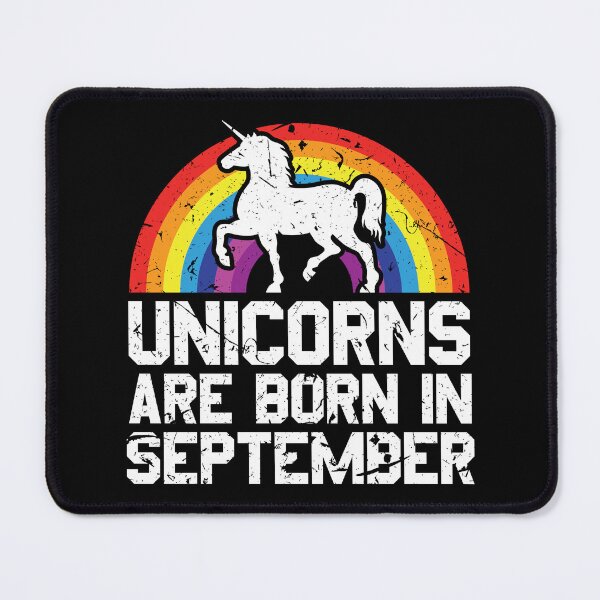 Item preview, Unicorns Are Born In September Shirt Birthday Month Gift Tee designed and sold by haselshirt.