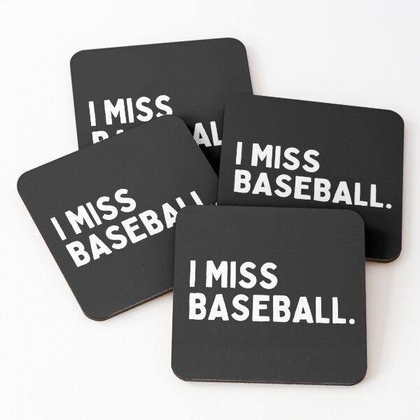 Item preview, Vintage I miss Baseball Bold Typography designed and sold by garniturex.