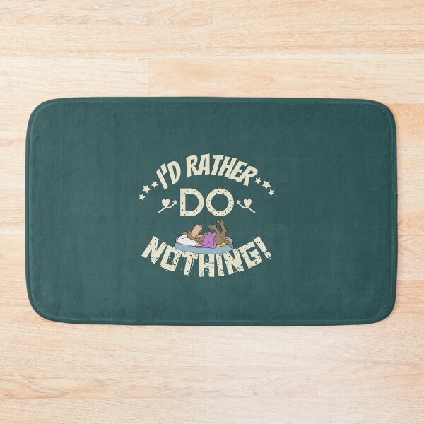 Item preview, I'd rather do nothing. Funny, Witty Sarcasm. Trending Mixed Fonds  designed and sold by GEM STYLE.