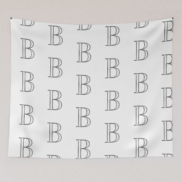 Item preview, Dotart/Dotwork illustration of Letter B designed and sold by MagnetitaBySil.