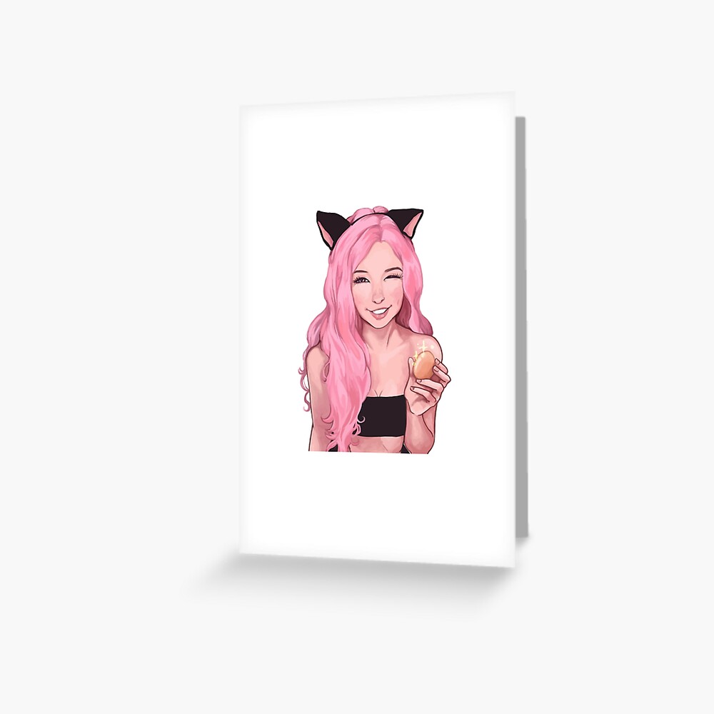 Belle Delphine. Greeting Card for Sale by joe2