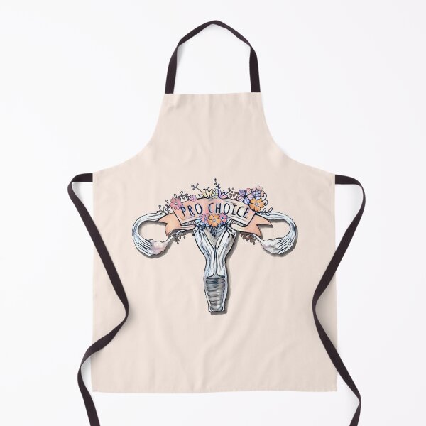 Aperçu de l'œuvre Choix pro, féministe, féminisme, utérus floral, fille, femmes, style aquarelle créée et vendue par Collagedream.