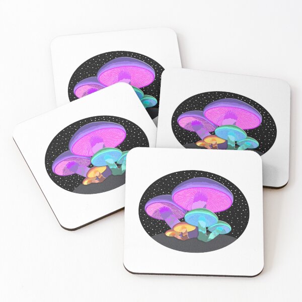 Item preview, Glowing Mushrooms designed and sold by nerdpins.