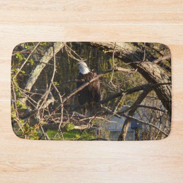 Item preview, Bald eagle sitting on a branch designed and sold by enchantedvibes.