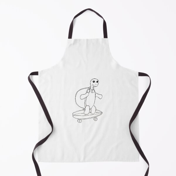 Item preview, Sketched Longboarding Turtle designed and sold by PeachBabeSuds.