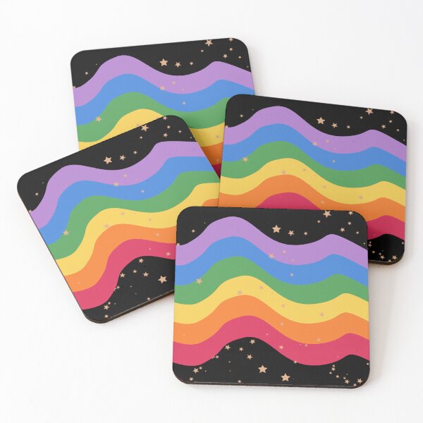 Item preview, Estrellas Doradas Y Colorido Arco Iris designed and sold by BronikowskiART.