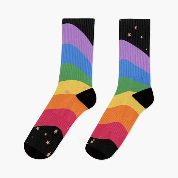 Item preview, Gold Stars And Colorful Rainbow designed and sold by BronikowskiART.