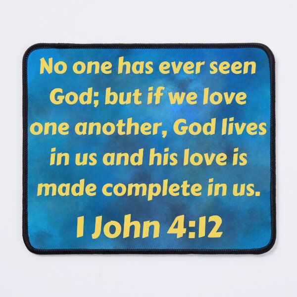 Item preview, Bible Verse 1 John 4:12 designed and sold by Prayingwarrior.