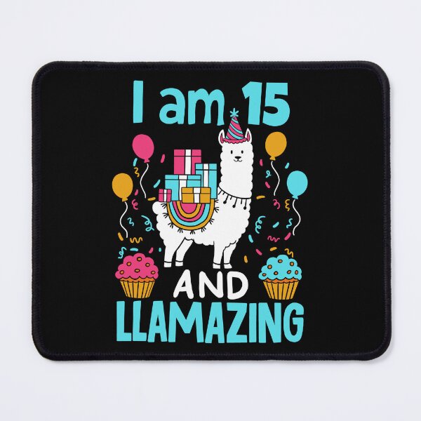 Item preview, I Am 15 And Llamazing Amazing Llama Animal Birthday designed and sold by haselshirt.