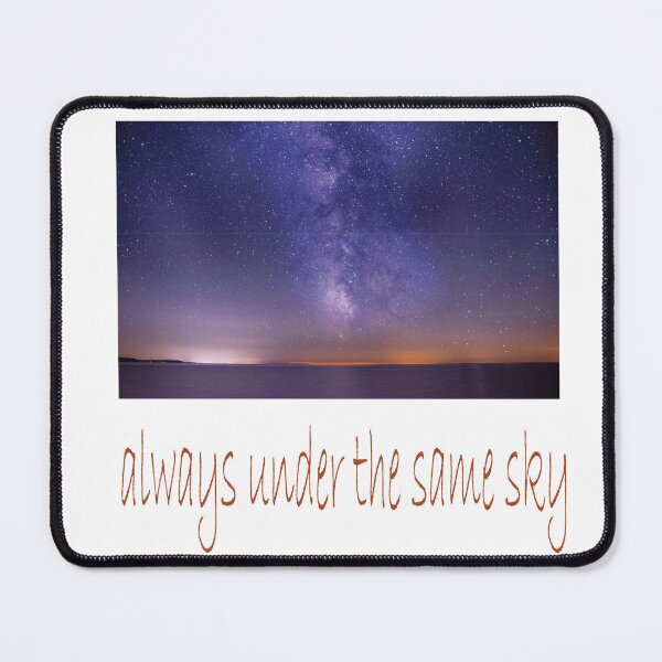 Item preview,  always under the same sky _long distance relationship designed and sold by Mayelshehawy.