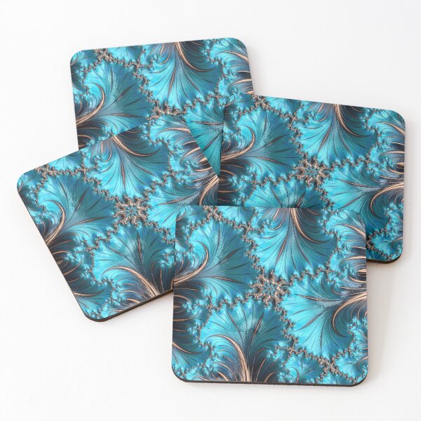 Item preview, Elegant Copper and Teal Fractal Twenty-Two designed and sold by Elisabeth Lucas.