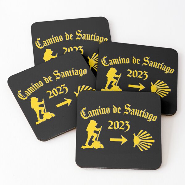 Item preview, Camino de Santiago 2023 Male Pilgrim Yellow Arrow Scallop Shell  designed and sold by Brasilia.