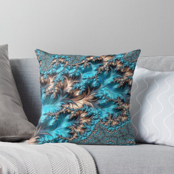 Item preview, Elegant Copper and Teal Fractal Twenty-One designed and sold by Elisabeth Lucas.