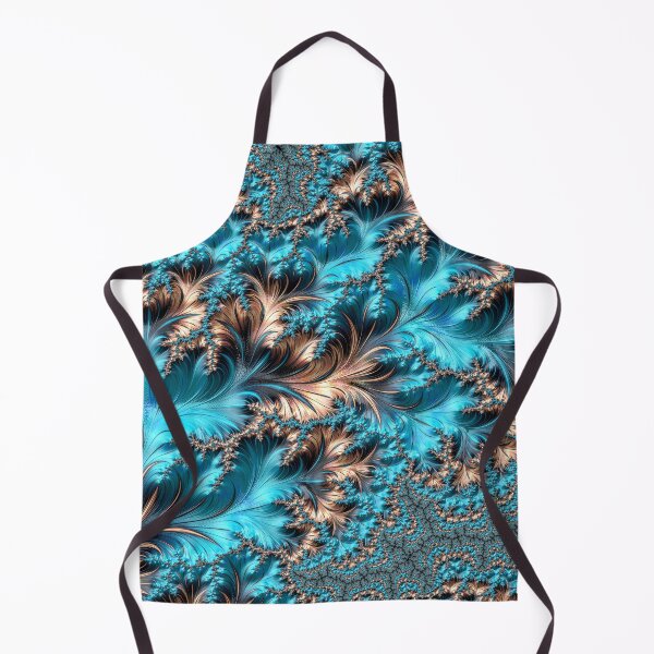 Item preview, Elegant Copper and Teal Fractal Twenty-One designed and sold by Elisabeth Lucas.