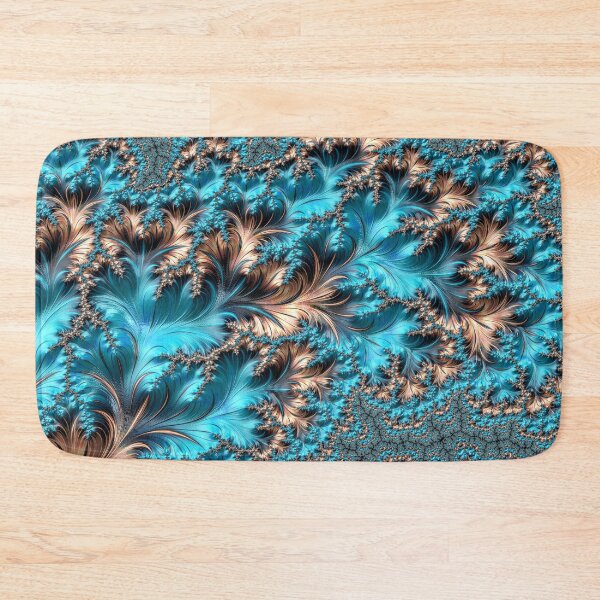 Item preview, Elegant Copper and Teal Fractal Twenty-One designed and sold by Elisabeth Lucas.