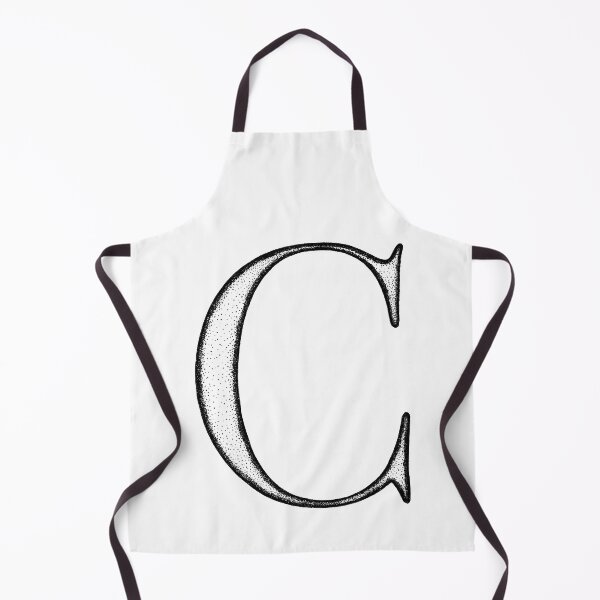 Item preview, Dotart/Dotwork illustration of Letter C designed and sold by MagnetitaBySil.