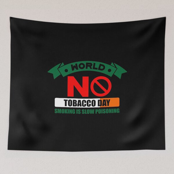 Item preview, World No Tobacco Day - Smoking Is A Slow Poisoning designed and sold by Shirtflyer.
