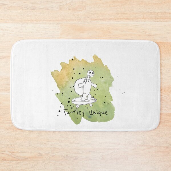 Item preview, Sketched Longboarding Turtle designed and sold by PeachBabeSuds.