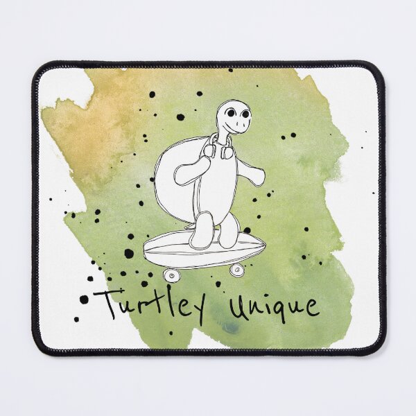 Item preview, Sketched Longboarding Turtle designed and sold by PeachBabeSuds.