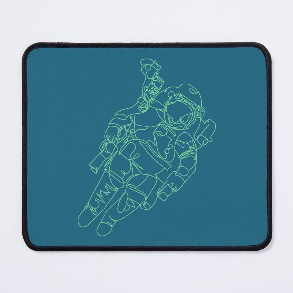 Item preview, Astronaut Line Art Aqua Green designed and sold by CGBCreative.