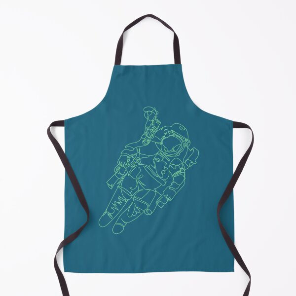Item preview, Astronaut Line Art Aqua Green designed and sold by CGBCreative.