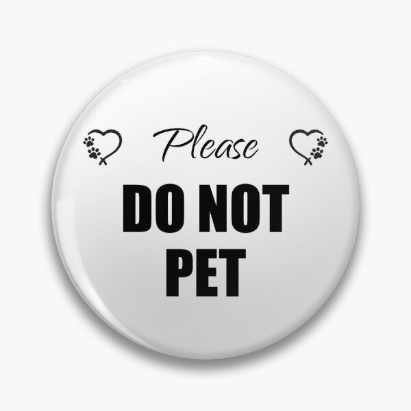 Item preview, Do Not Pet Bandana| No Petting Dog Bandana|Do Not Pet Warning Bandana designed and sold by PositiveEdge.