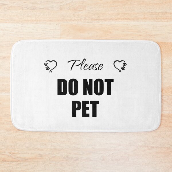 Item preview, Do Not Pet Bandana| No Petting Dog Bandana|Do Not Pet Warning Bandana designed and sold by PositiveEdge.
