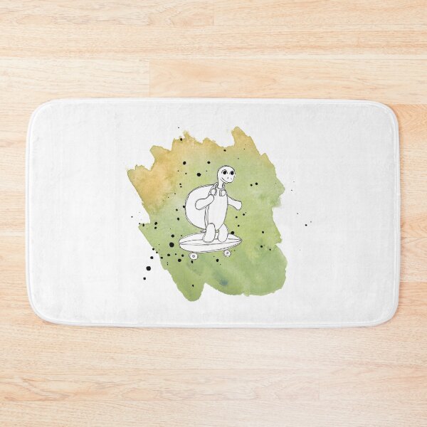 Item preview, Sketched Longboarding Turtle designed and sold by PeachBabeSuds.