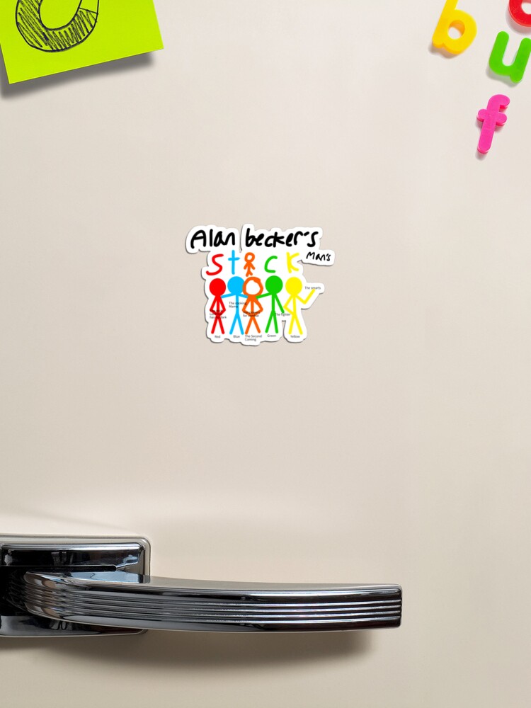 alan becker gaming,funny alan becker gaming stickers Magnet for